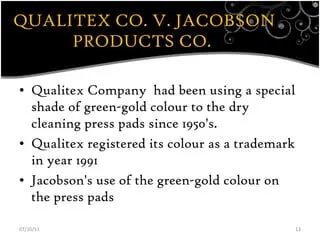 Qualitex Co. v. Jacobson Products Co.